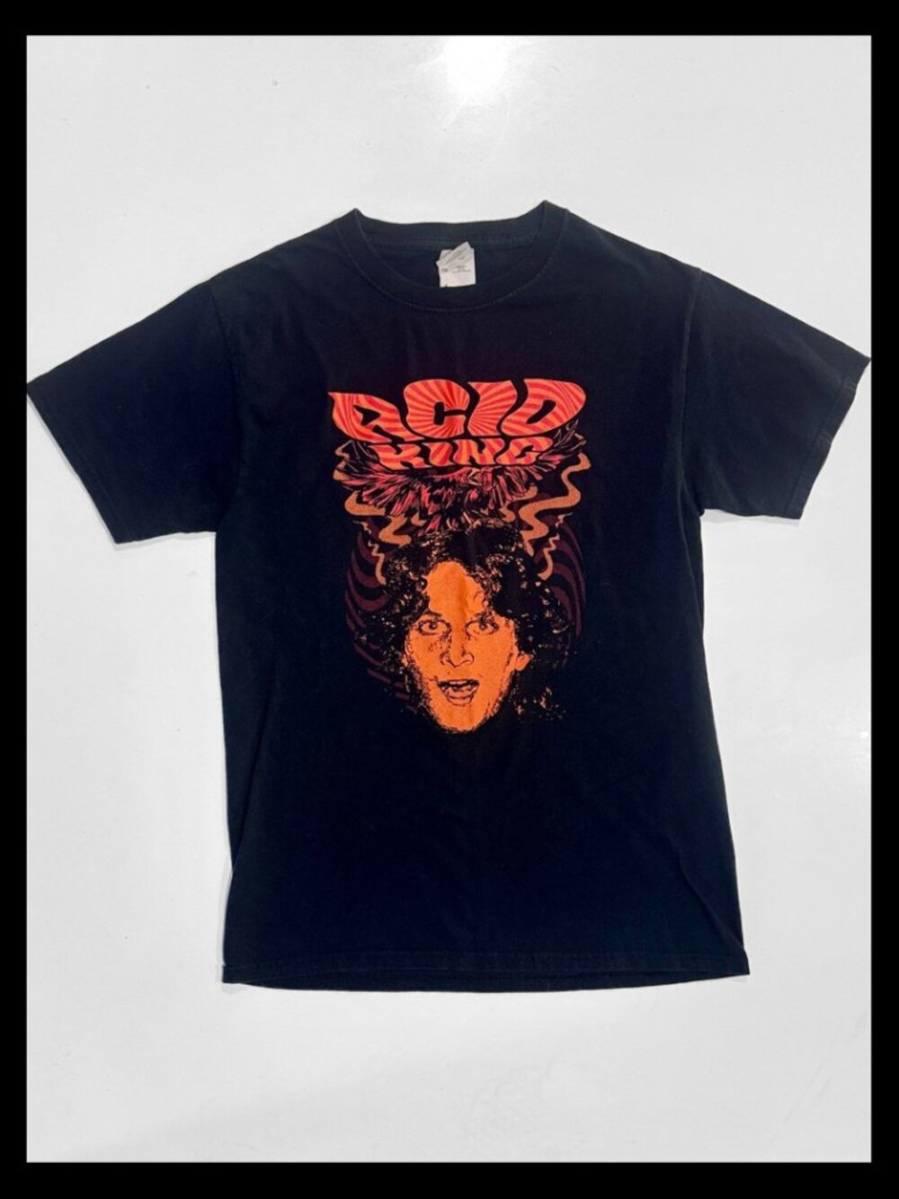 Acid King psychedelic graphic band tee
